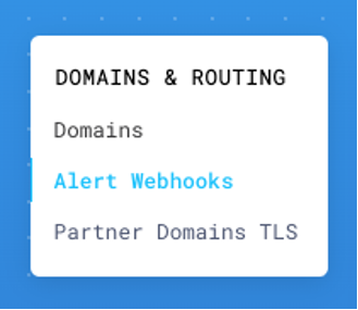 Webhooks Settings